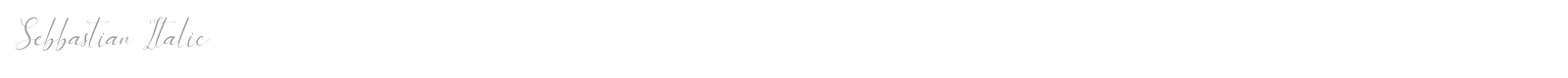 Sebbastian font preview